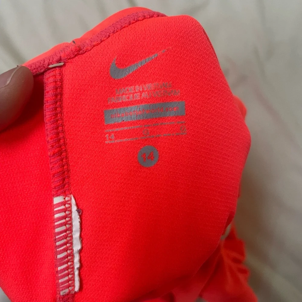 Hot pink/orange Vintage Nike One Piece Swimsuit - Picture 3 of 5